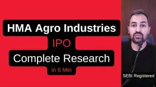 HMA Agro Industries IPO | Apply or not? | IPO latest news | GMP | Complete review