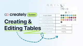 Creately Guides | Creating & Editing Tables