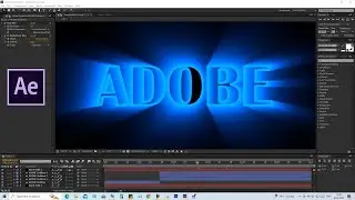 Adobe Shine Text Effect in After Effect | Creative Text Effect