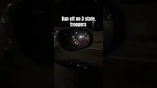 Stolen scatpack runs three state troopers 😬