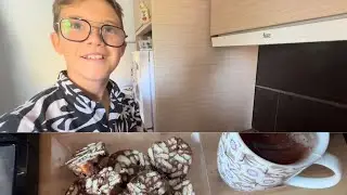 Шоколадная колбаса/ Сын готовит десерт/ Быстро, вкусно и просто/ Духовка не нужна