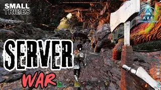 Cave PvP! Dropping A Tower For Element! Raiding A Server! -Ark Ascended|SmallTribes|ep.34
