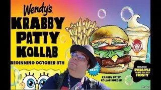 2024 Wendy's Krabby Patty Kollab Review & Taste Test SpongeBob SquarePants