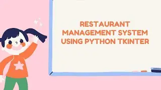 Restaurant management system || Python Project || source code