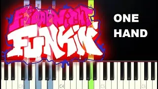 Ugh - Friday Night Funkin (One Hand Piano Tutorial)