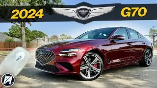 Desireable Small Luxury Sedan? 2024 Genesis G70 Review and Drive