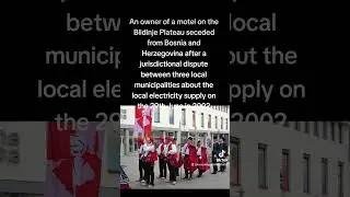 What is the Hajduk Republic of Mijat Tomic? #facts #funfacts #micronation #bosniaandherzegovina