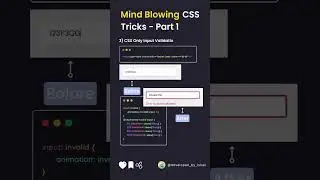 🤯 Mind blowing CSS Tricks Part 1 🤔 CSS Tricks That you need to know || #trending #tech #html #css