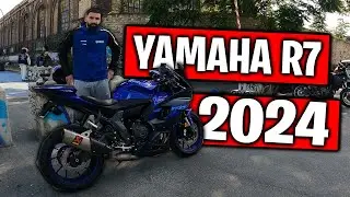 YAMAHA R7 2024 APRÈS LE PERMIS MT 07 A2 PERSONNE NE FAIT ÇA! 😲🥵 POURQUOI CE CHOIX ?