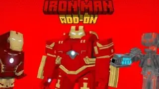 NEW IRON MAN ADDON.MCPE  IN MINECRAFT PE