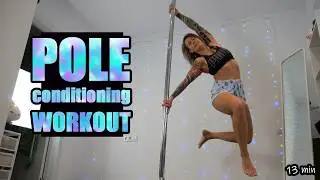 13 min POLE DANCE conditioning // pole fit workout // ENGLISH