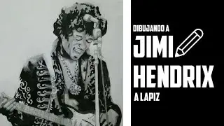 Dibujando a JIMI HENDRIX a Lápiz | Drawing Jimi Hendrix - GumperYT