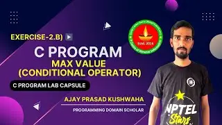 Write a C Program  to find maximum of 3 values using conditional operator | Largest number program