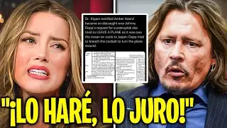 ¡Documento PUBLICADO! ¡Muestra a Amber AMENAZANDO a Johnny con algo HORRIBLE Por Dinero!