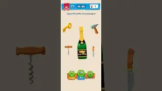Level 80 - Open the champagne bottle by shaking IQ Boost | 