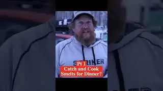 Catch and Cook Smelts on the Ice