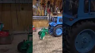 Модель Трактора МТЗ-80. Работа щётки. Метёт или не метет...