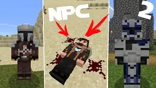 NPC IN MINECRAFT PE – ADDON REVIEW[Part 2]