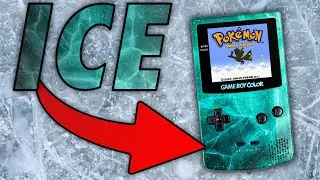 I Made a Game Boy Out Of Ice | Black Ice Shell