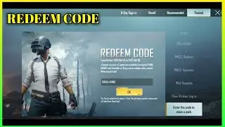 PUBG MOBILE REDEEM CODE EVENT | REDEEM CODE EVENT