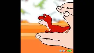 Baby dinosaurs change color depending on your mood #ShortsㅣLearn color for kidsㅣCoCosToy