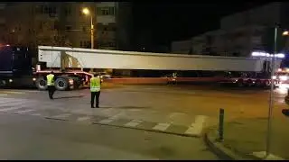 MARIUS GABRIEL TRANSPORT - 27m length concrete beam - www.transporturiagabaritice.ro