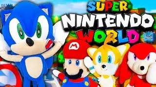 Sonic Goes to Super Nintendo World! - Sonic and Friends
