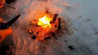 Добываем огонь разными способами.