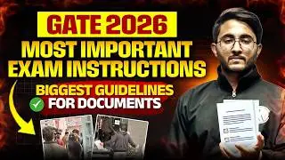 GATE 2026 Documents Required | Exam Day Guidelines Explained
