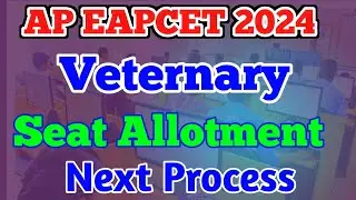 Ap eamcet 2024 bipc seat allotment|ap veterinary seat allotment 2024|