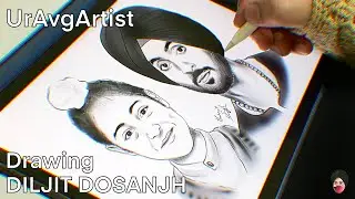 Drawing Diljit Dosanjh | Portrait Timelapse