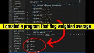Calculating Weighted Average Made Easy: A Program Demo