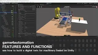 Machinery Digital Twins based on Unity - Game4Automation features and functions