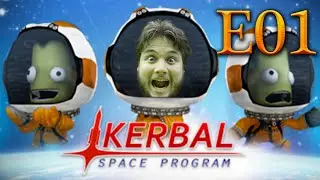 [KSP] Modded Kerbal Space Program S01E01 - Large Model Rockets