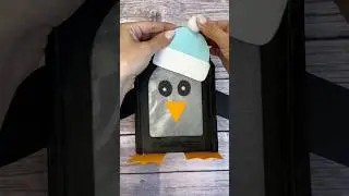 Pinguin Laterne #craft #diy #diycrafts
