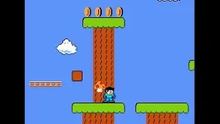 Super Mario Bros. Crossover -  Megaman Longplay (VER. 1.0)