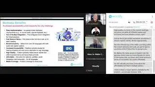 Wordly on Zoom - City of Modesto Webinar - English Language Captioning