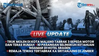 🔴TRUK MOLEN SERUDUK TIGA MOTOR DAN RUMAH DI KOTA MALANG, Live Update Siang, Sabtu 30 Maret 2024