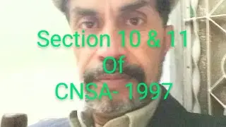 Prohibition of owning , Operating premises or machinery for making drugs S # 10 & 11 of CNSA