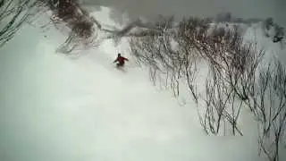 Паудер фрирайд на Розе хутор. Красная поляна  Freeride 2013.  Sochi GoPro