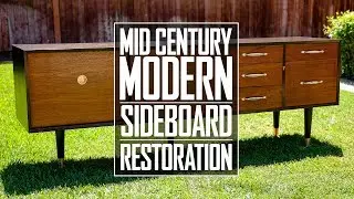 35 - Mid Century Modern Sideboard Restoration