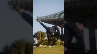 Who can count how many times I spun? #martialarts #karate #kicking #tricking #training