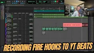 FEDARRO RECORDING IN THE STUDIO TO YOUTUBE BEATS