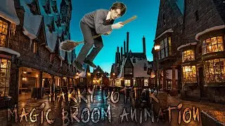 harry potter magic broom animation in premiere  
