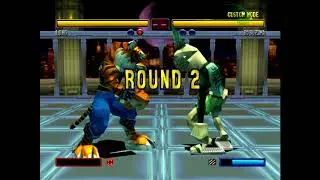 Bloody Roar 2 - Long vs Busuzima, Big Head Mode, Difficult 8