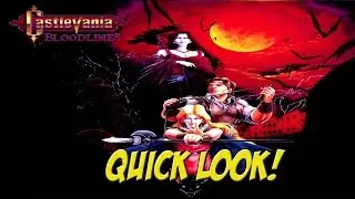 Genesis: Castlevania Bloodlines! Quick Look - YoVideogames