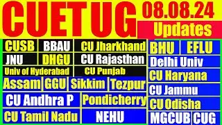 08.08.2024 CUET UG Counselling & Admission Updates | Central Universities CUET-UG-24