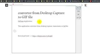 GifCam - Converter from Desktop capture to Gifs file