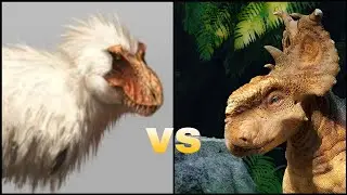 tyrannosaurus rex vs pachyrhinosaurus