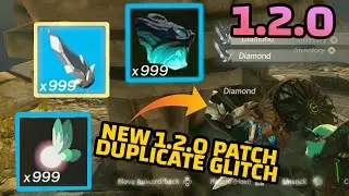 NEWEST 1.2.0 PATCH NO LIMIT Duplication Glitch | Duplicate any material in Zelda TOTK (2023)